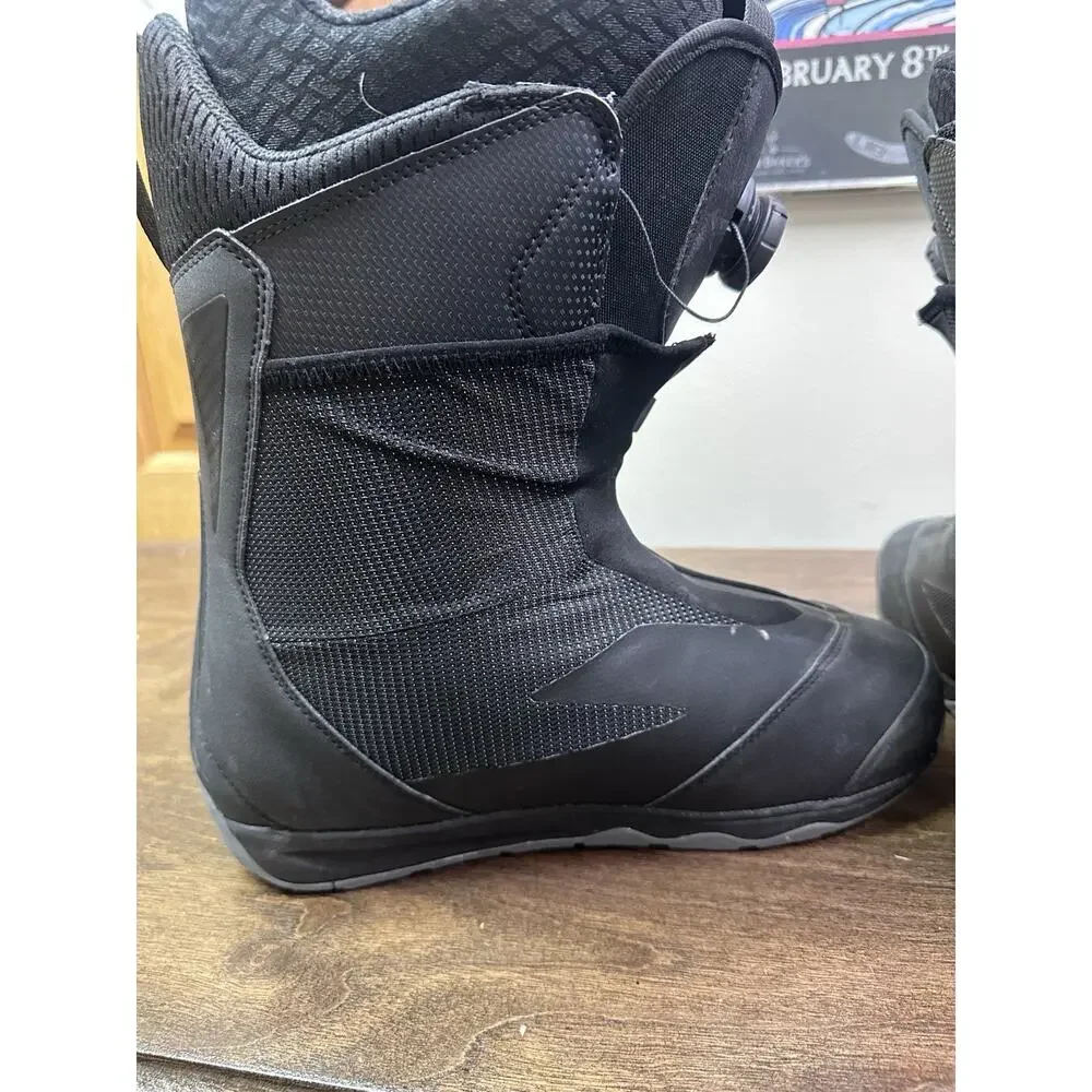 Nidecker Index Dual BOA Snowboard Boots Black - Used 2-3 Days Never Heat Molded